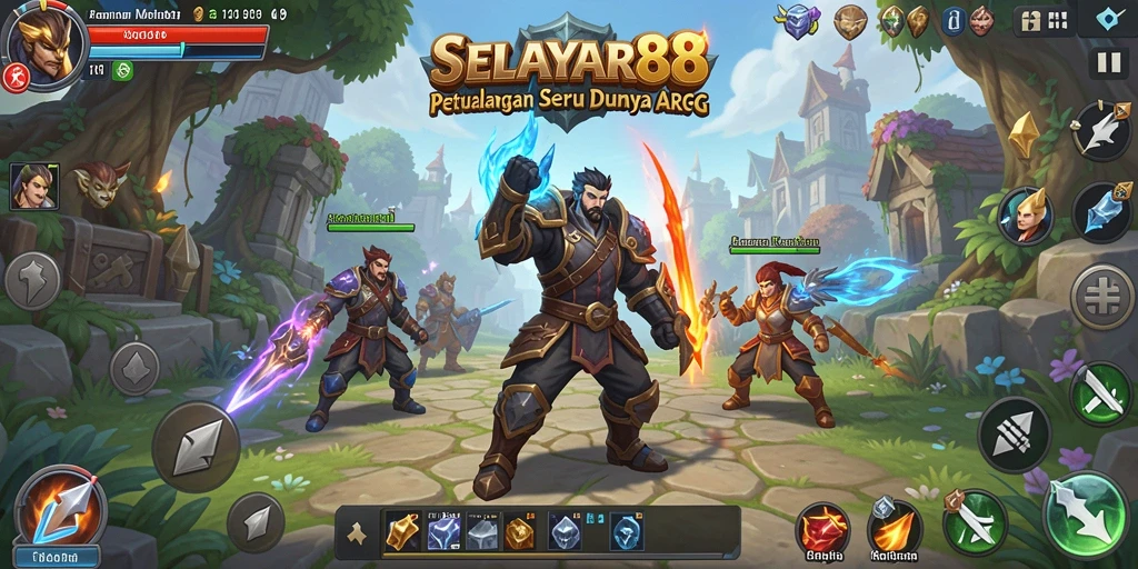 Tangkapan layar menampilkan aksi pertarungan epik di SELAYAR88.