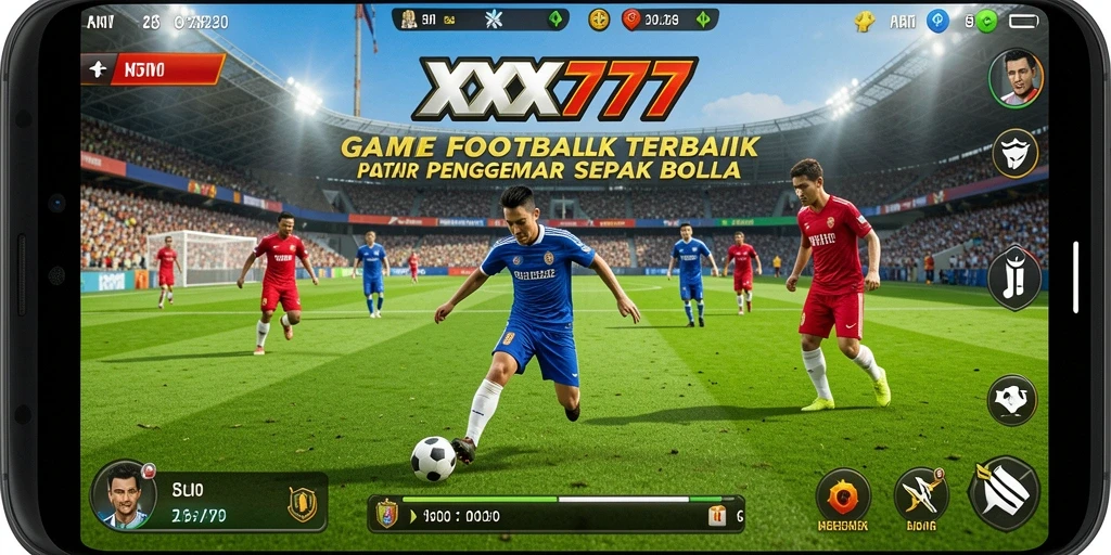 Screenshot gameplay menyajikan aksi mendebarkan di lapangan.